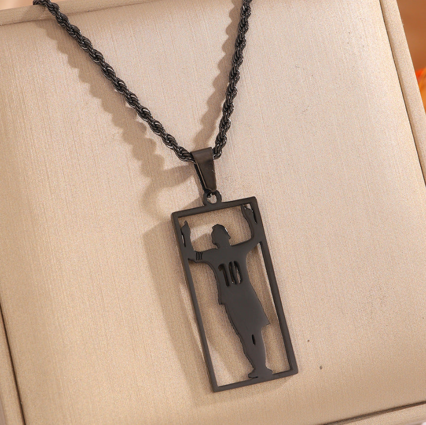 Stainless Steel Messi Necklace