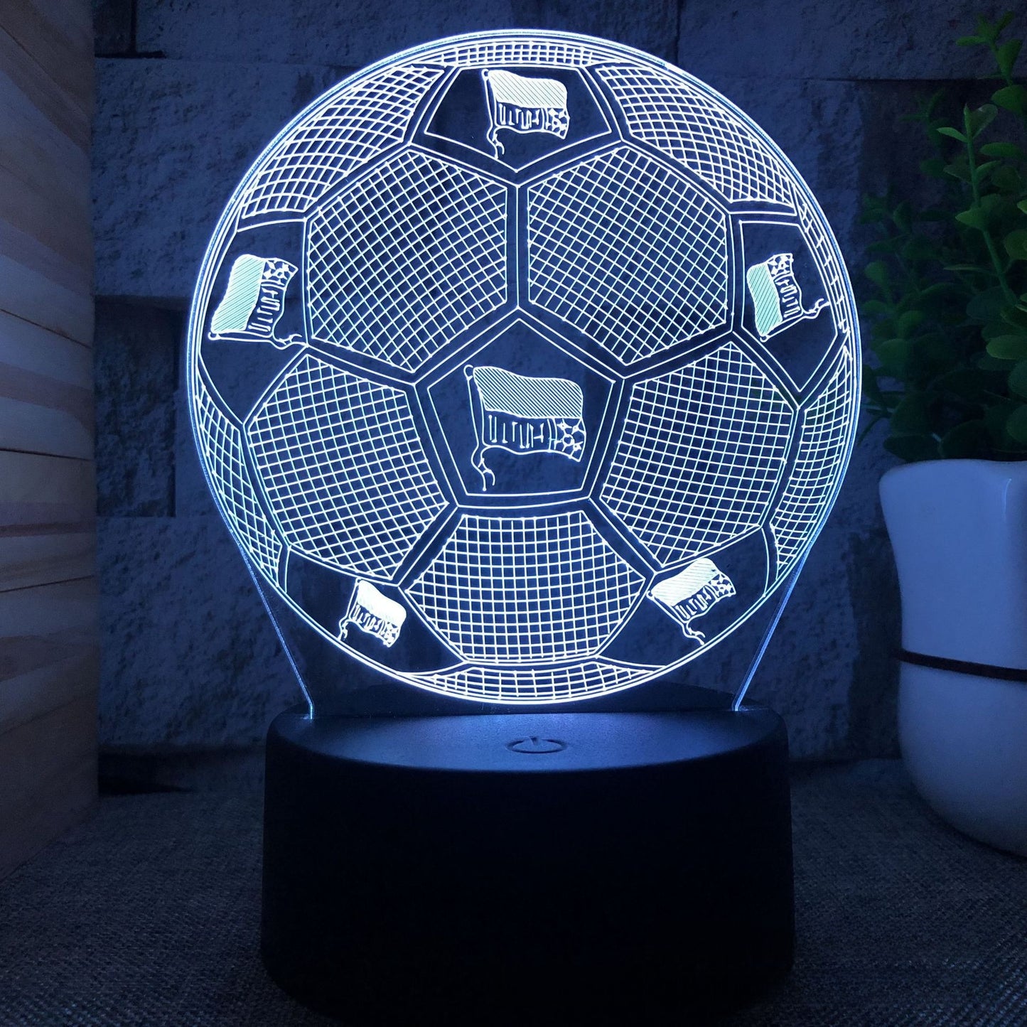 3D Football Club LED Night Light