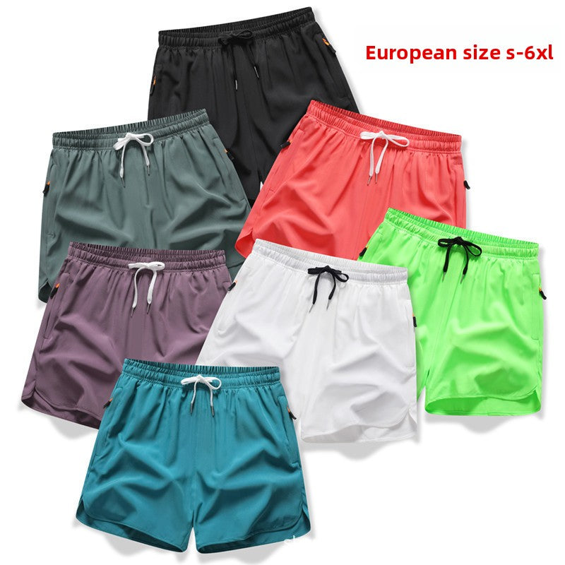 Mens Quick-Dry Sports Shorts Casual Athletic Pants