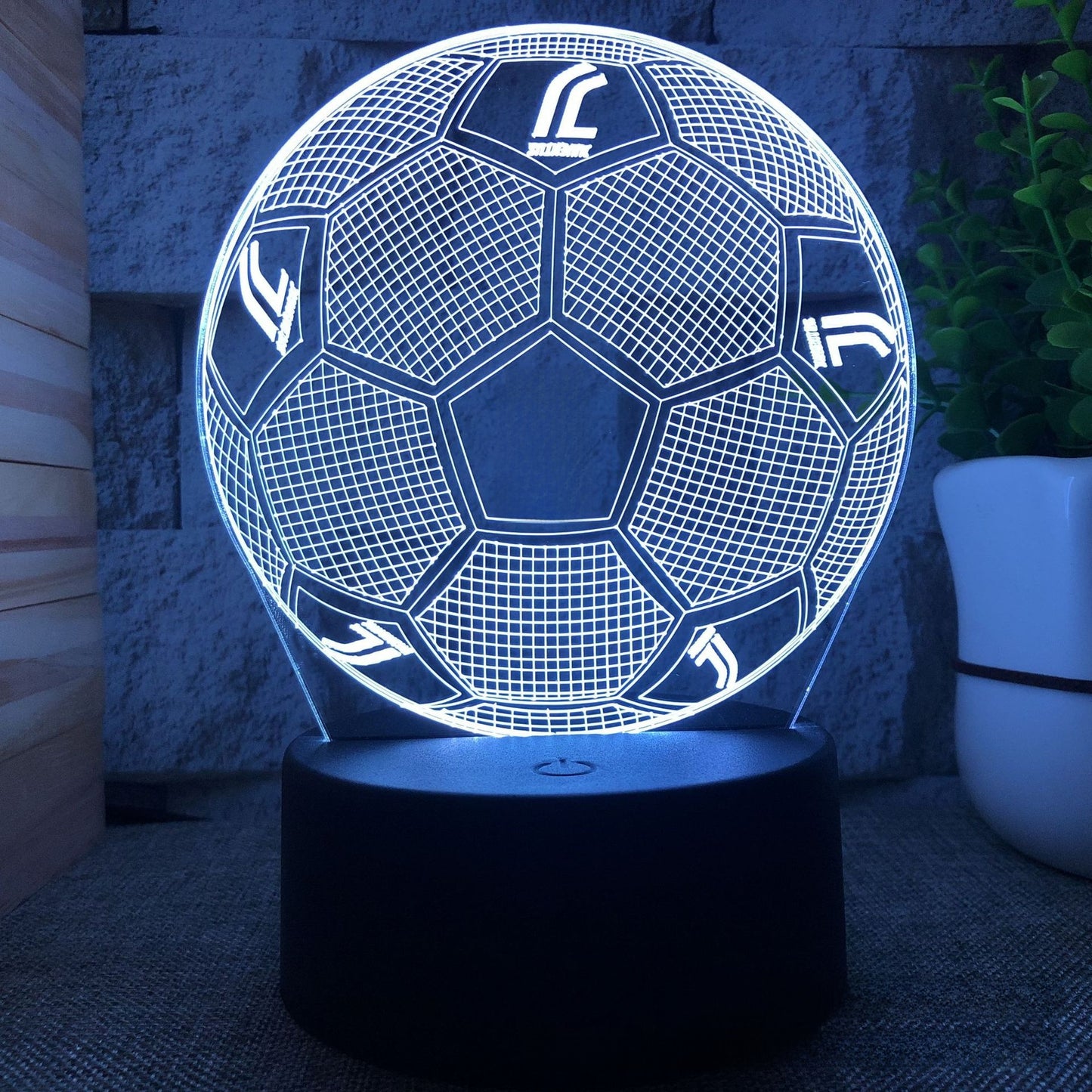 3D Football Club LED Night Light
