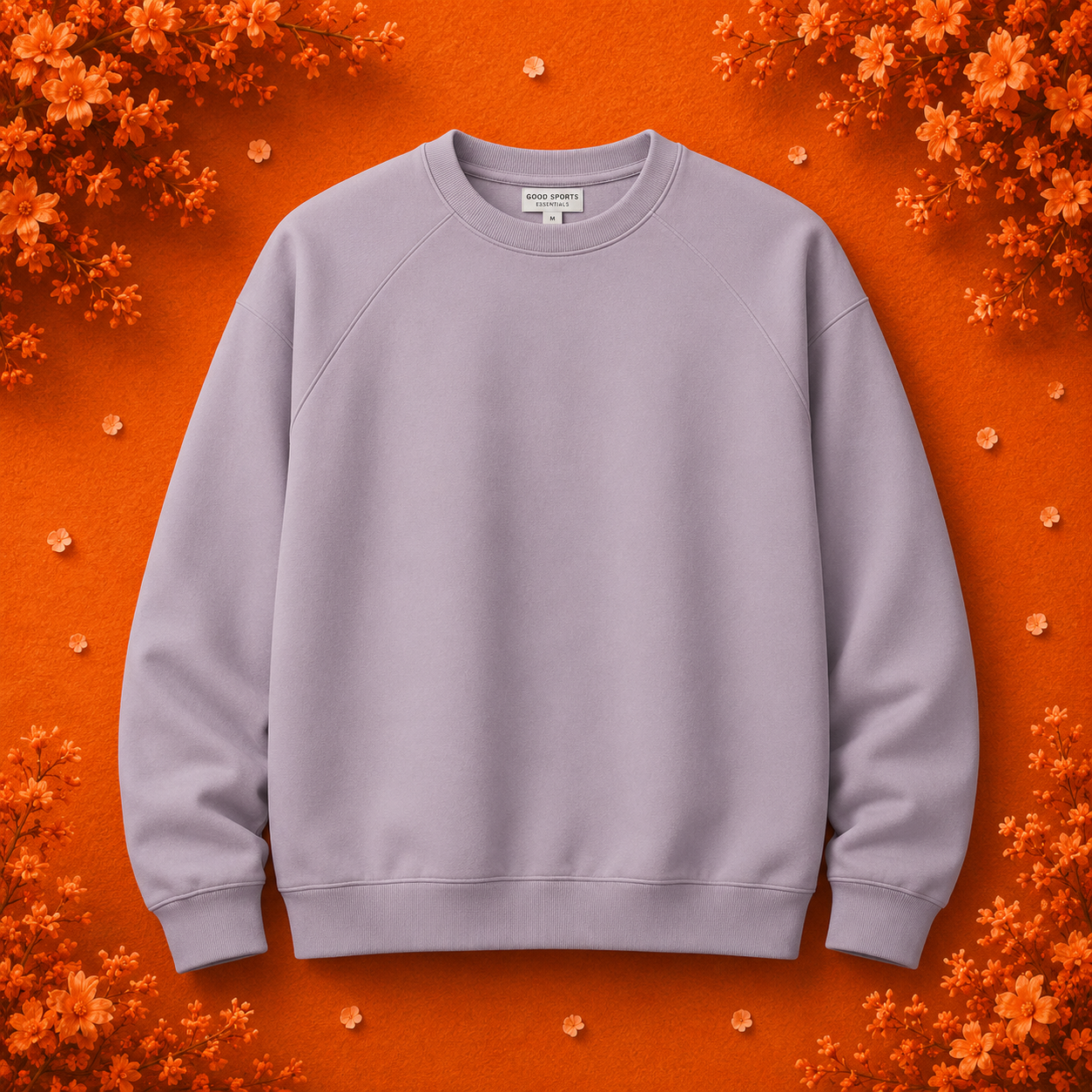 Men's round-neck sports hoodie