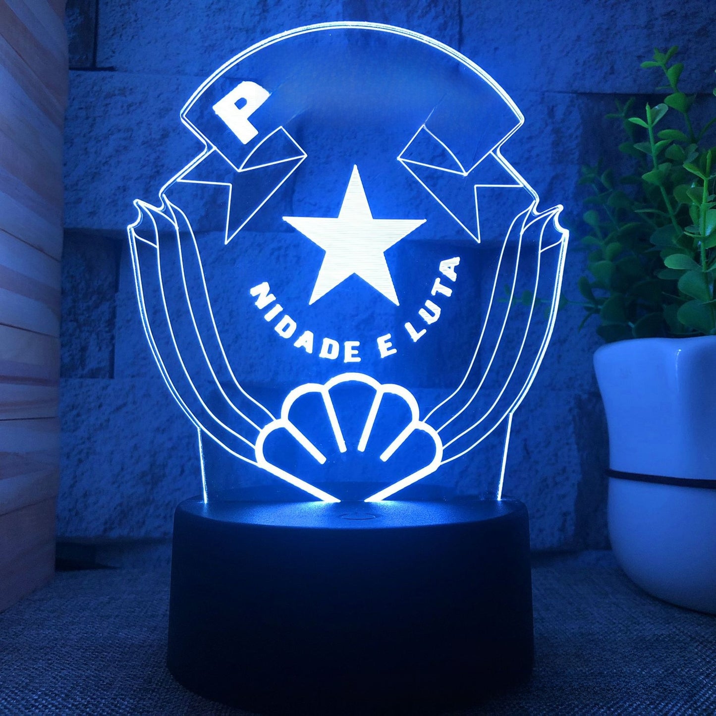 3D Football Club LED Night Light