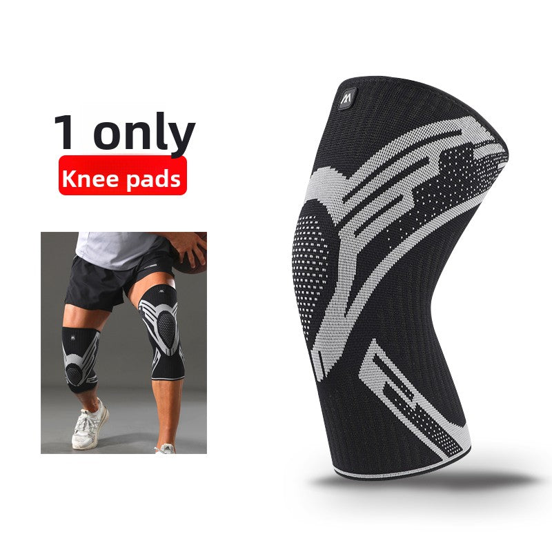 Professional Sports Knee Pads with Silicone Padding and Support