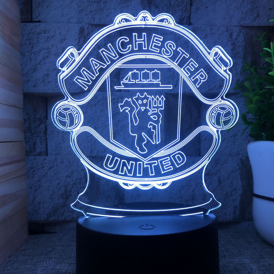 3D Football Club LED Night Light