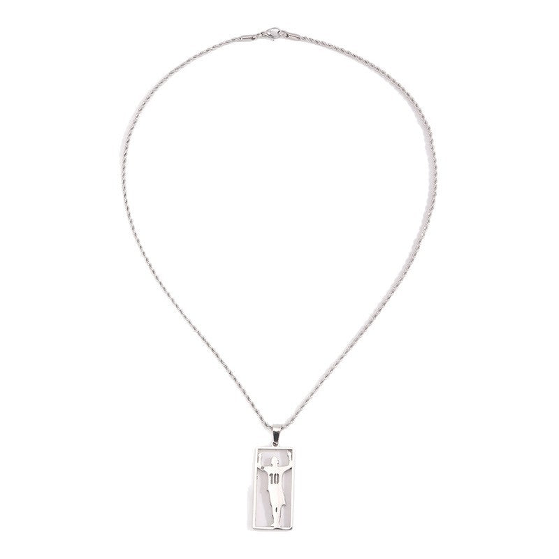 Stainless Steel Messi Necklace