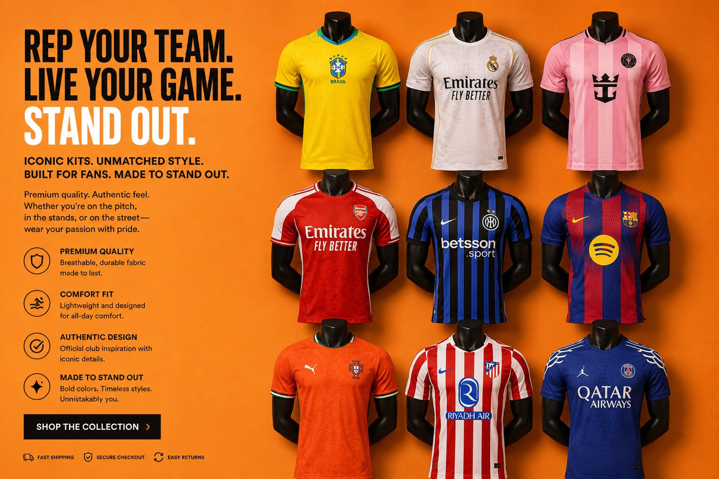 Football Team Jerseys
