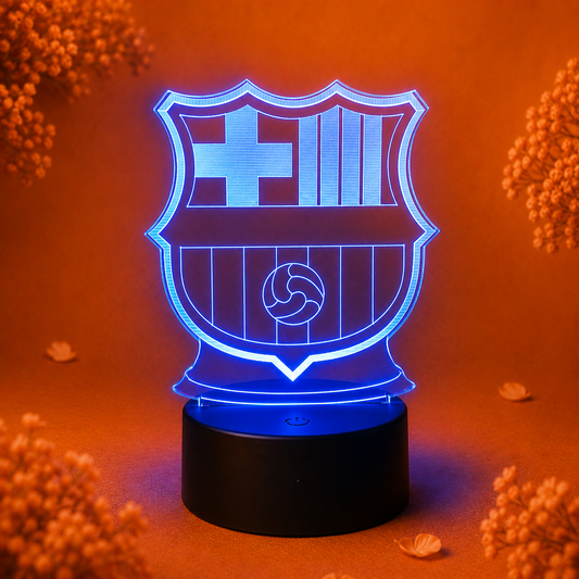 3D Football Club LED Night Light