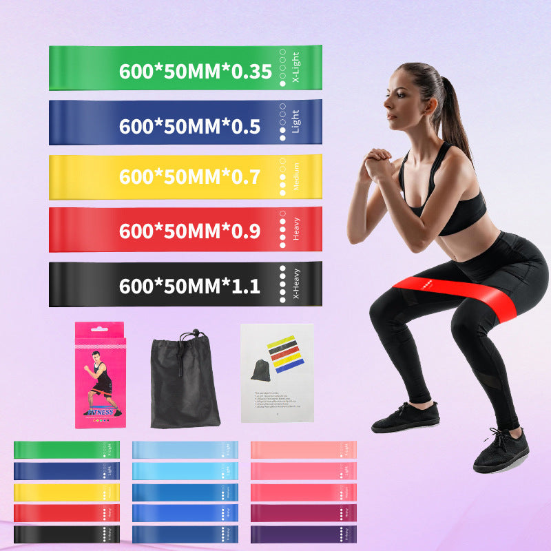 TPE Elastic Resistance Band for Yoga and Strength Training