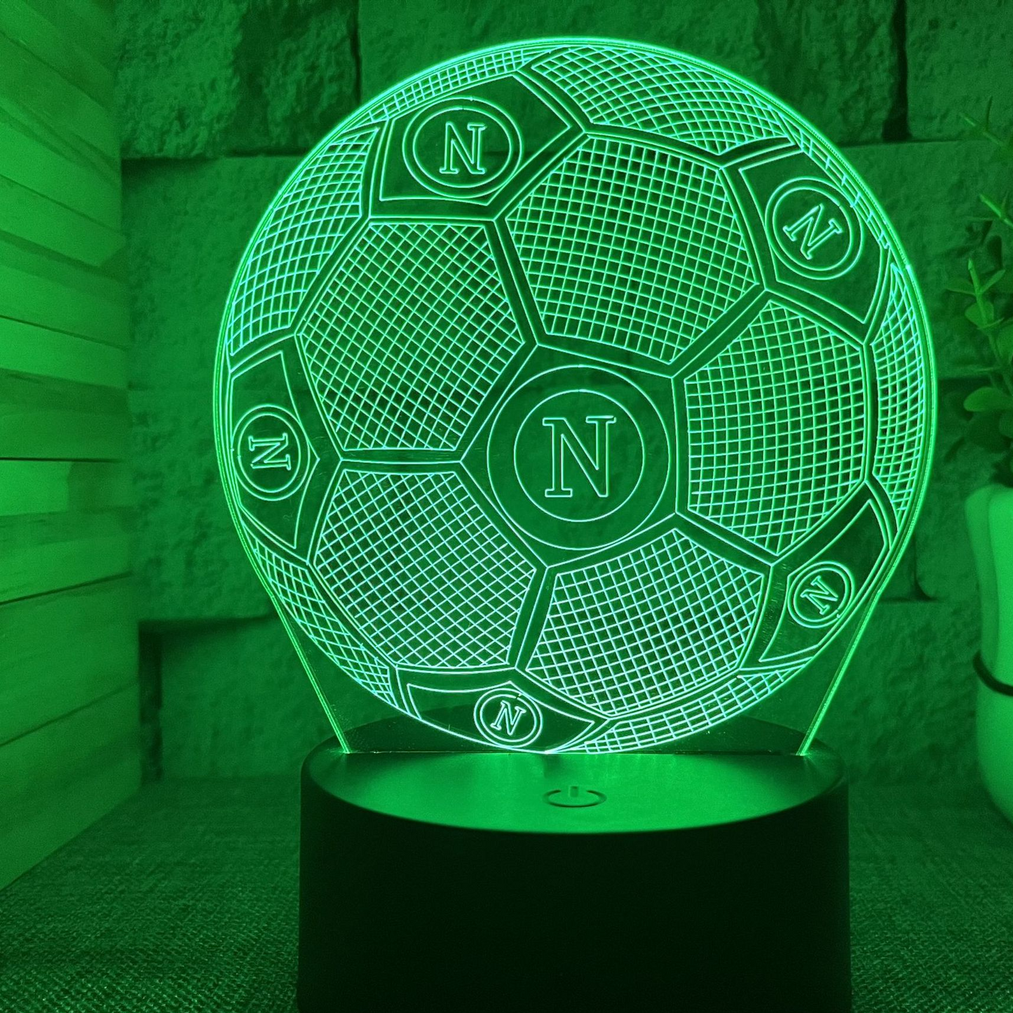 3D Football Club LED Night Light