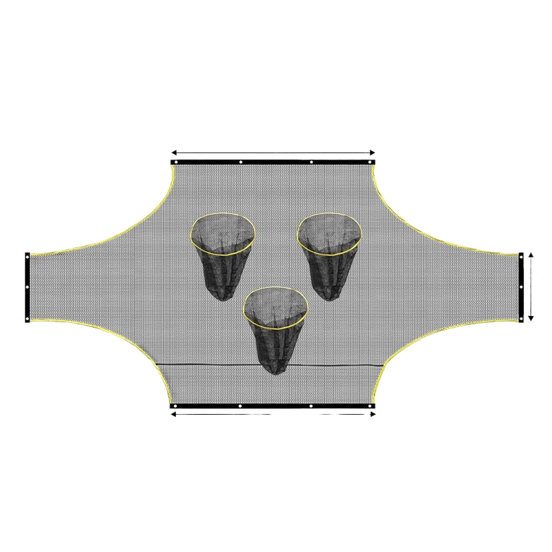 Soccer goal target cloth