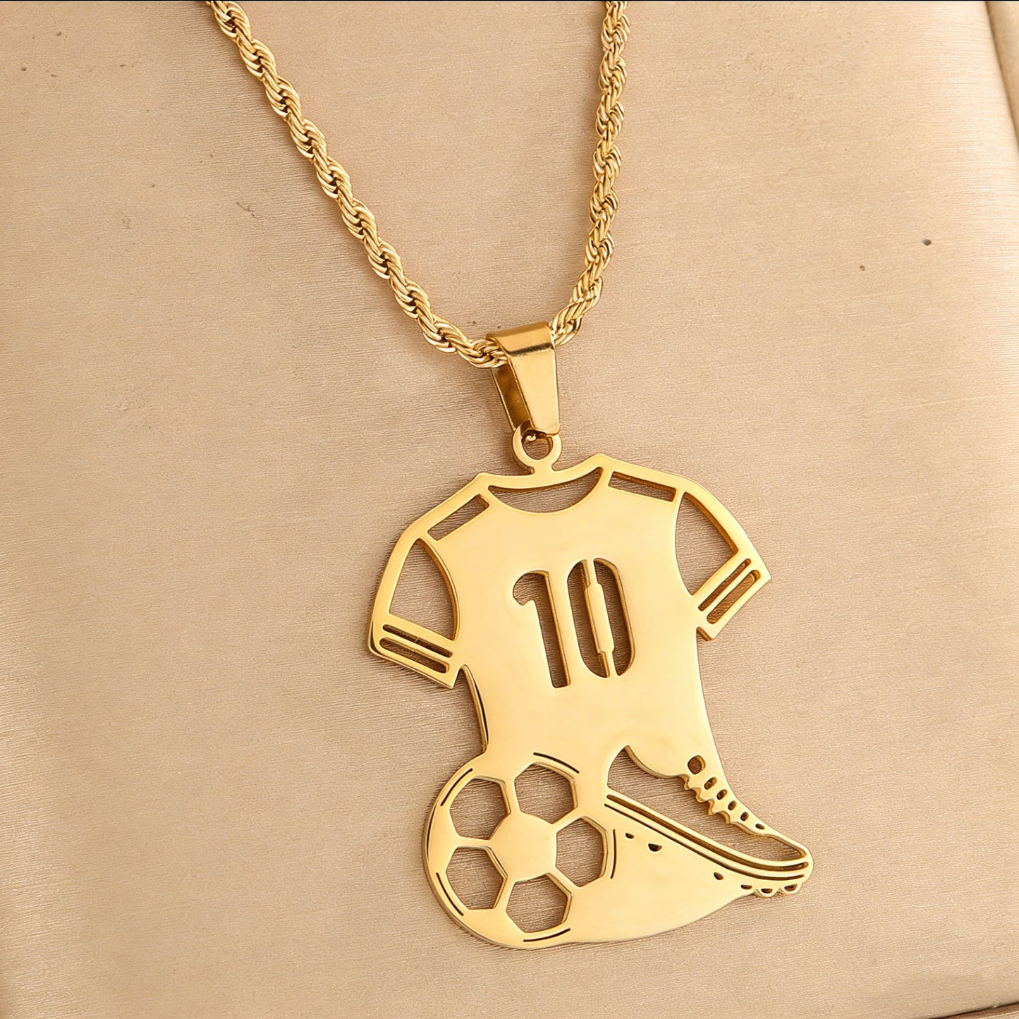 Stainless Steel Messi Necklace