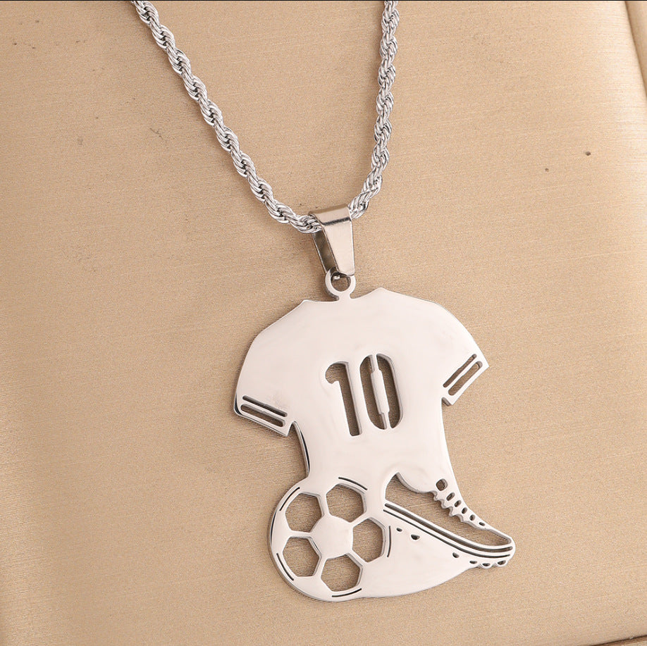 Stainless Steel Messi Necklace