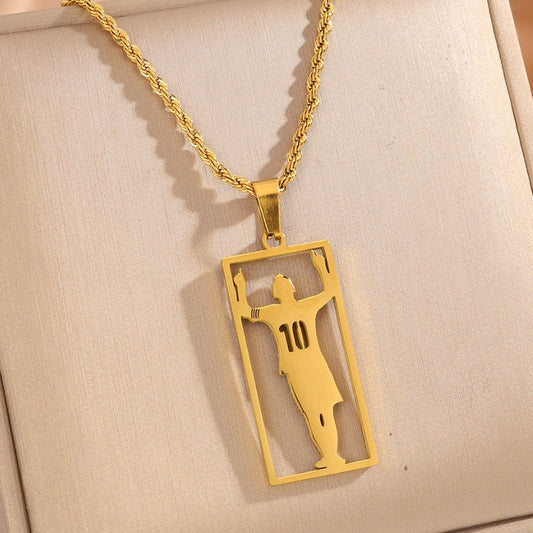 Stainless Steel Messi Necklace