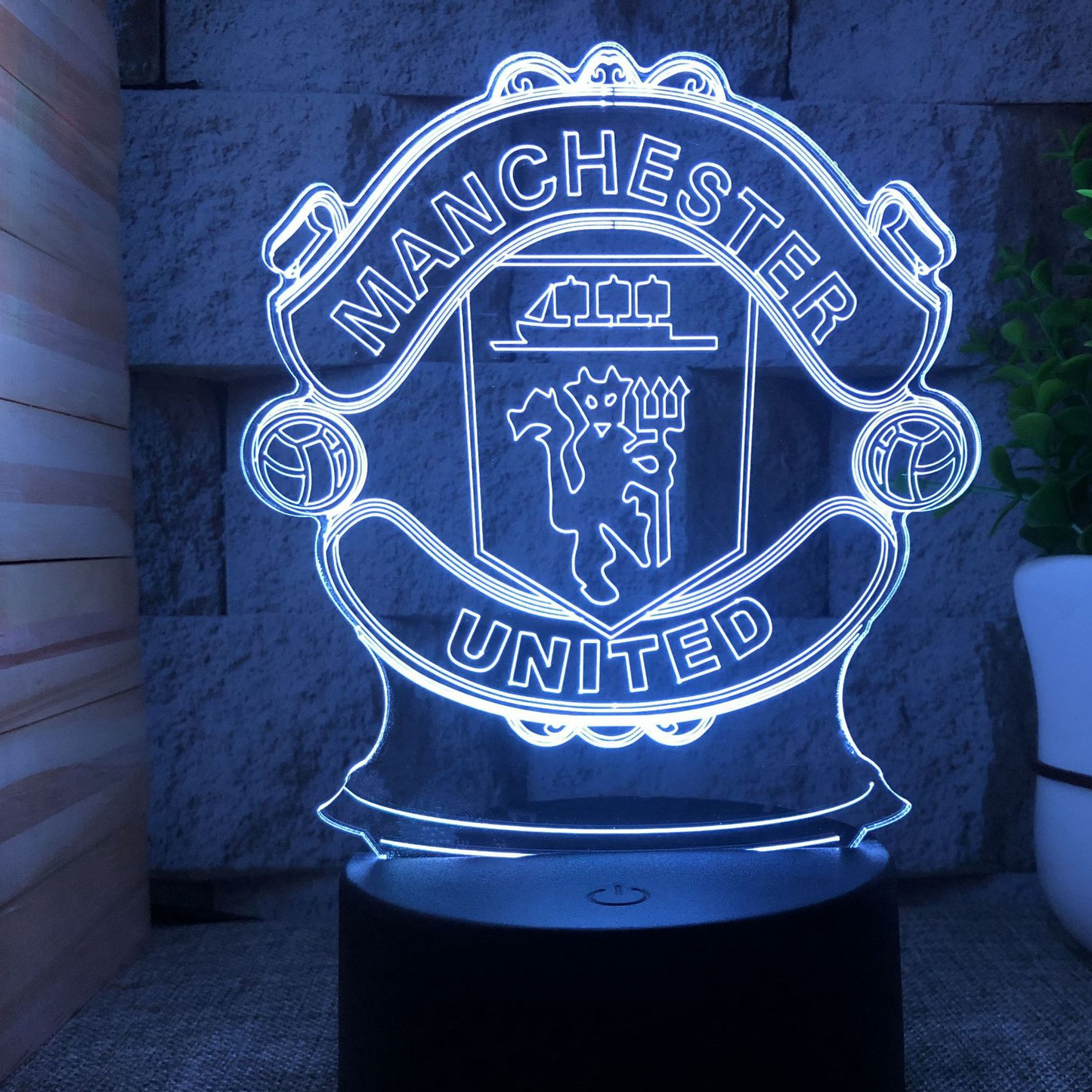3D Football Club LED Night Light